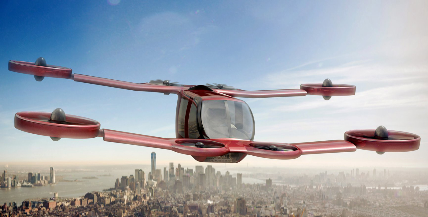 Mini-Bee HC (high capacity) hybrid-electric VTOL three passenger concept design aircraft Mini-Bee HC (high capacity) hybrid-electric VTOL three passenger concept design aircraft